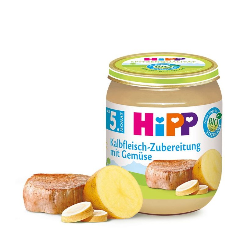 Veau aux légumes bio dès 4 mois 125g