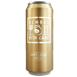 Cidre d'or pomme pur gazéifié + jus de coing 5% 50cl