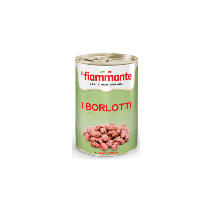 Haricots borlotti cuits italiens 400g