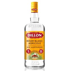 Rhum Blanc Agricole de Martinique 55% 1l