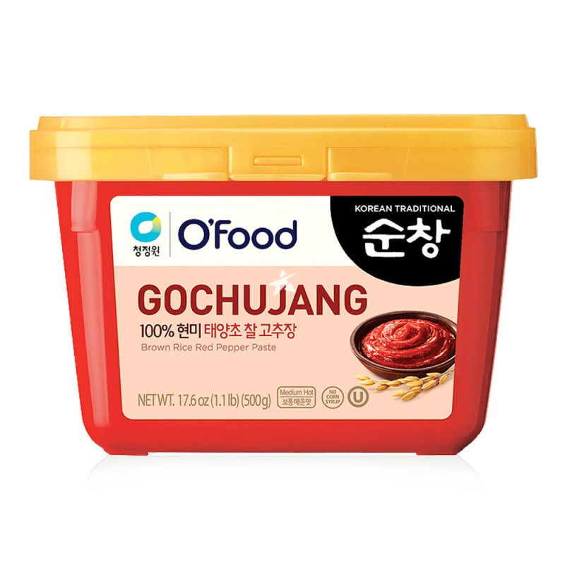 Pâte miso rouge piquante coréenne gochujang vegan 280g
