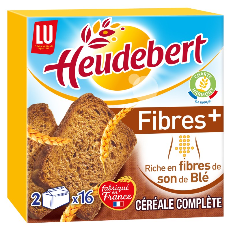 Biscottes Fibre Plus x24 280g