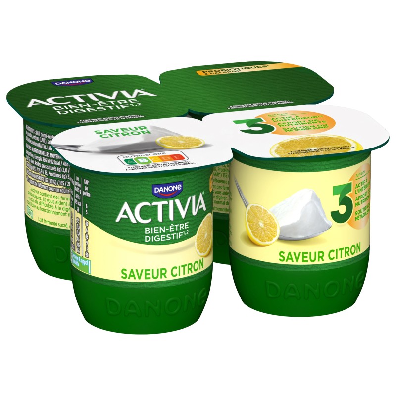 Yaourt Bifidus Saveur Citron 4x125g