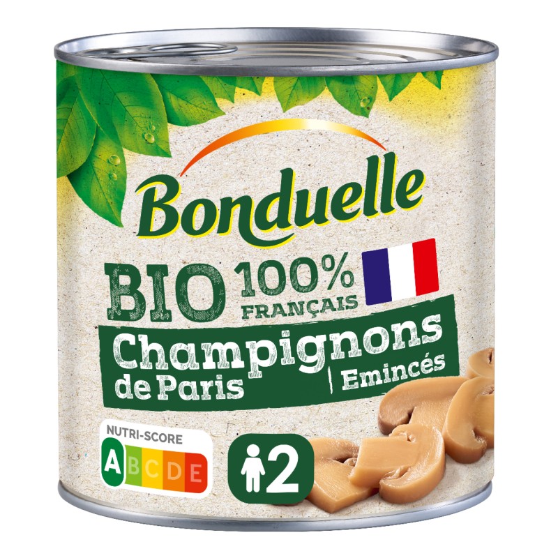 Bio Champignons de Paris Emincés 230g