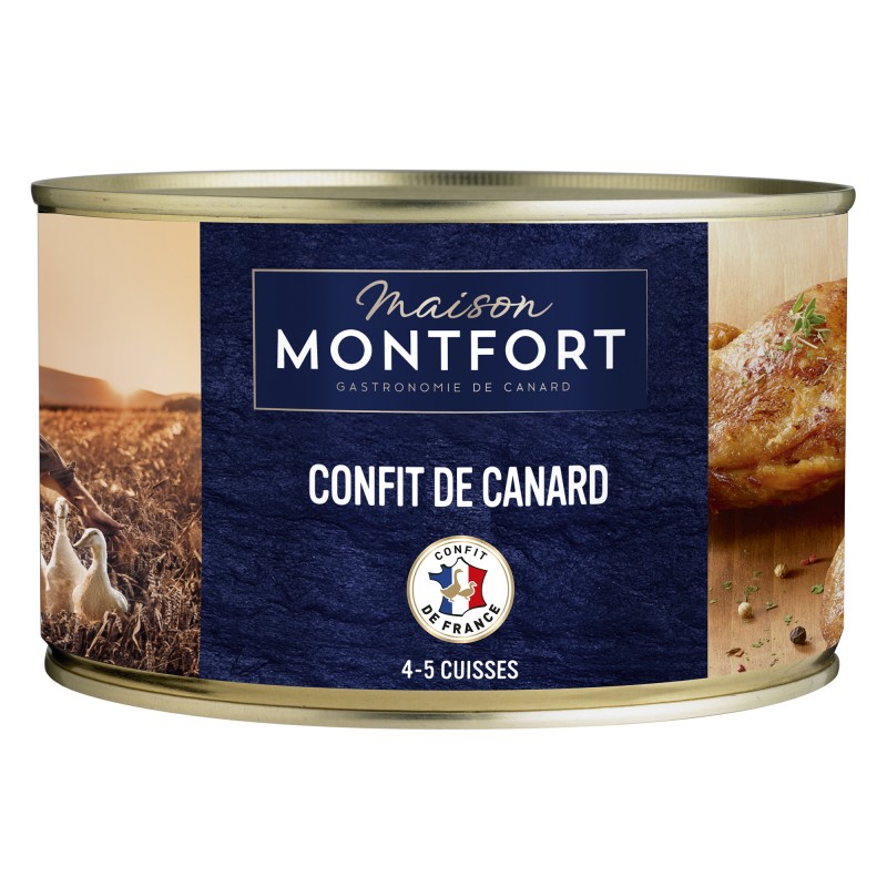 Confit de Canard 4 à 5 cuisses 1350g