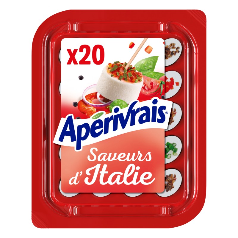 Cubes de fromage saveur d'Italie 100g