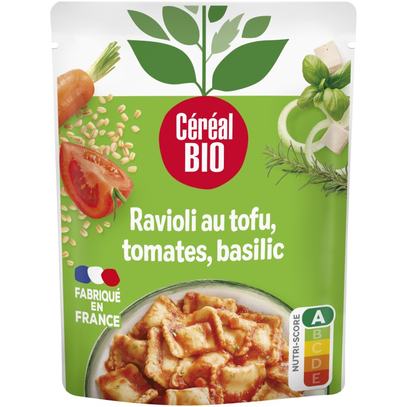 Ravioli tomates tofu et basilic 250g