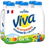 Viva lait vitaminé UHT 6x1l