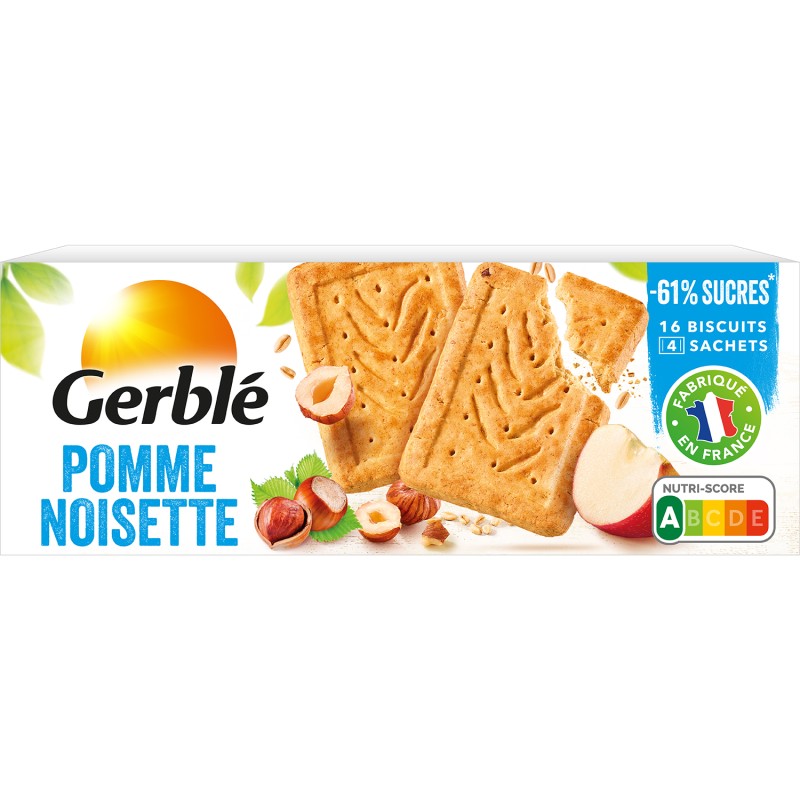 Biscuits pomme noisette 4x4 230g