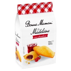 Madeleines Coeur de Framboise x10 300g