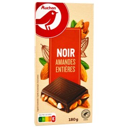 Chocolat Noir 50% Amandes Entières 180g