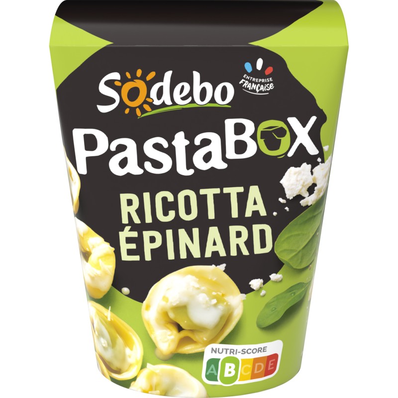 Pastabox tortellini ricotta épinards 280g