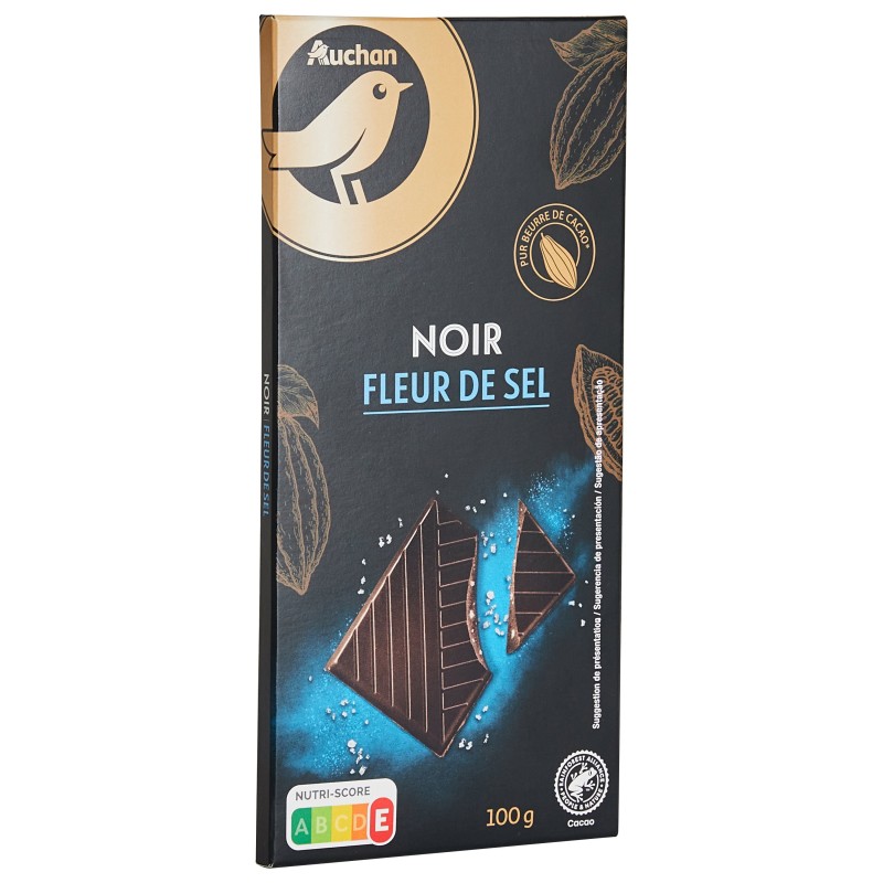 Chocolat Noir Fleur de Sel 100g