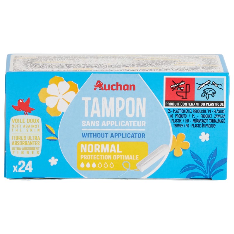 Tampon sans Applicateur Régular x24