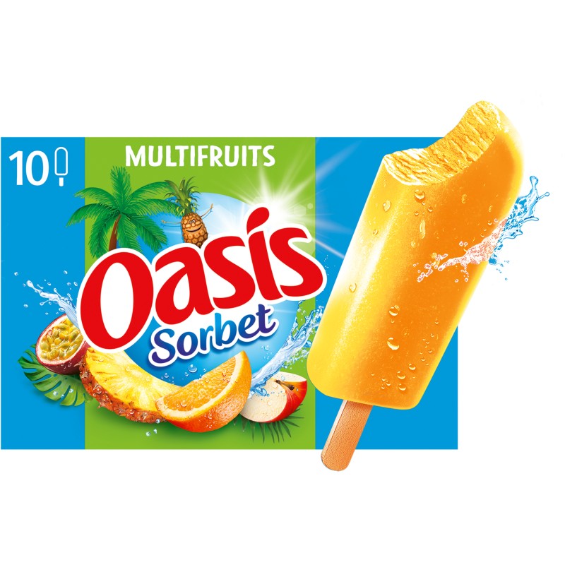 Sorbet Multifruit Bâton x10 400g