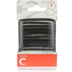 Elastiques médium cheveux x12