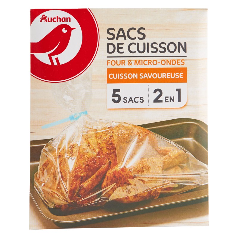 Sacs de Cuisson Four & Micro-ondes x5