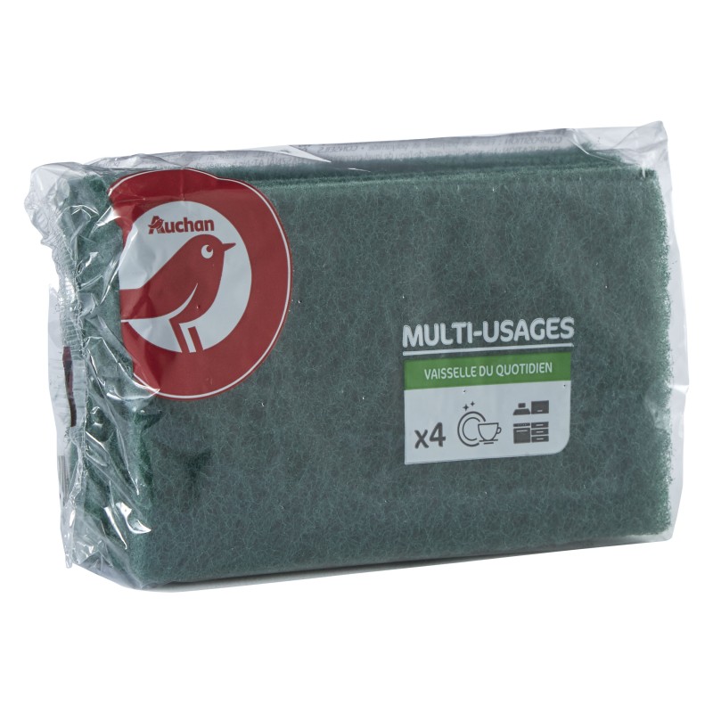 Eponge Multi-Usages Vaisselle du Quotidien x4