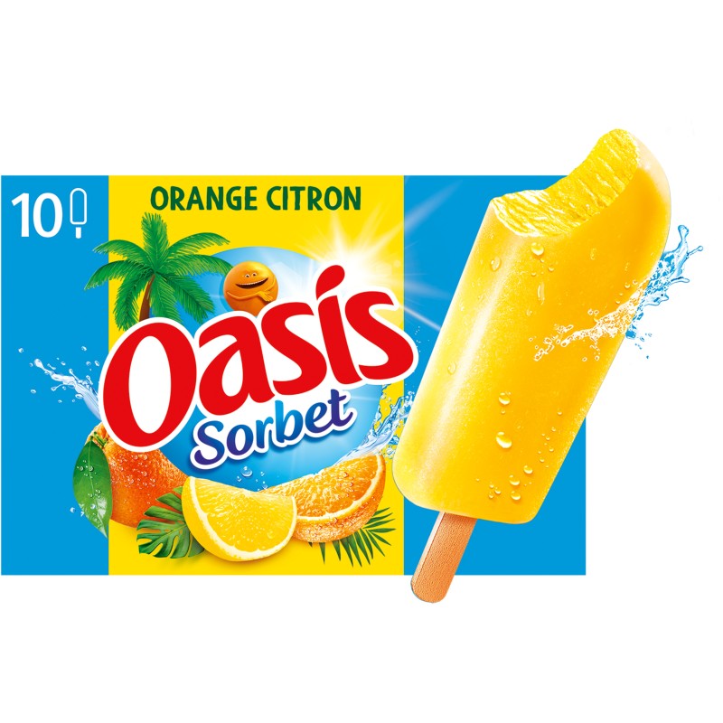 Sorbet Citron et Orange x10 400g