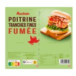 Poitrine fumée tranches fines 2x100g