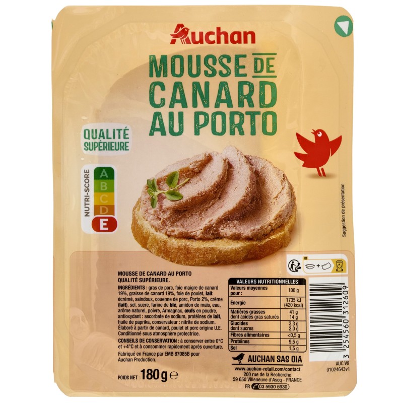 Mousse de Canard au Porto 180g