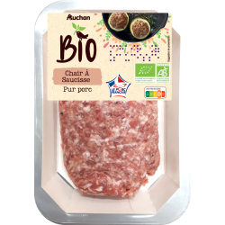 Chair à saucisse pur porc 260g