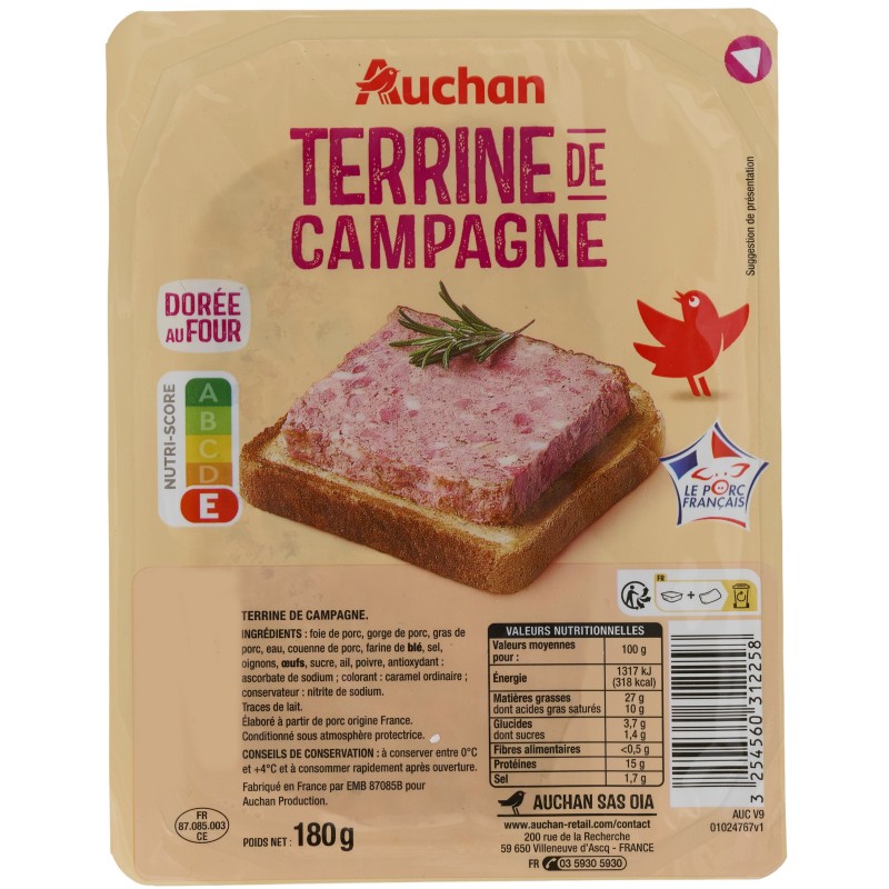 Terrine de Campagne 180g