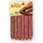 Saucisse de volaille nature 6x50g