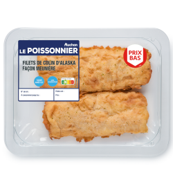 Filet de colin d'Alaska façon meunière x2 200g