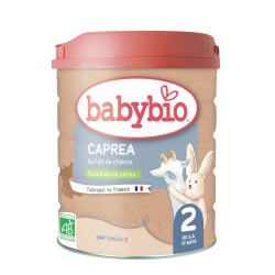 Lait en poudre caprea de chèvre dès 6 mois sans huile de palme 800g