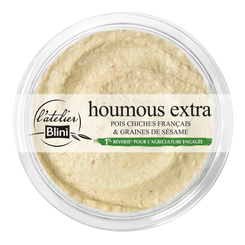Houmous extra pois chiches sésame 175g