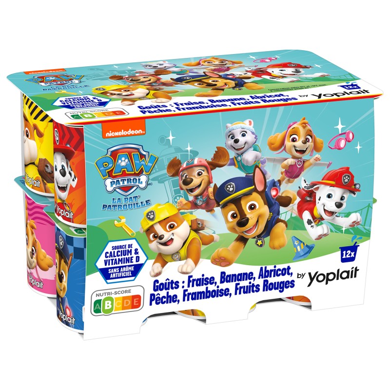 Pat Patrouille Yaourt Panaché x12 600g