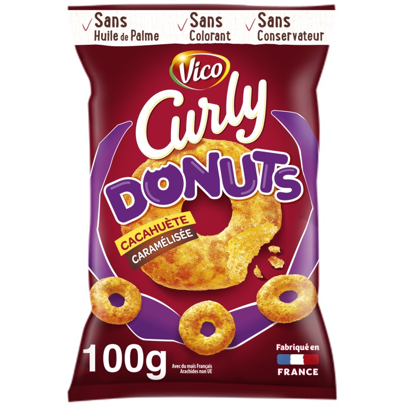 Biscuit Apéritif  Donuts Cacahuète Caramélisée 100g