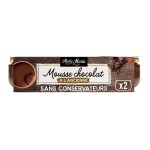 mousse au chocolat à l'ancienne 2x100g