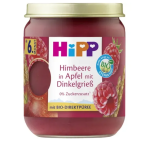 Compote framboise pomme avec semoule d'épeautre bio dès 6 mois 160g