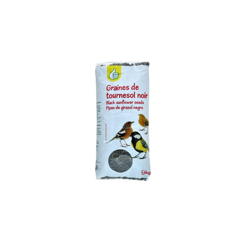 Graines de tournesol noir 1.5kg