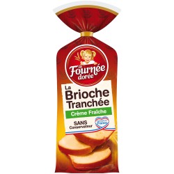 La Fournée Dorée Brioche Tranchés à la Crème Fraîche 500g