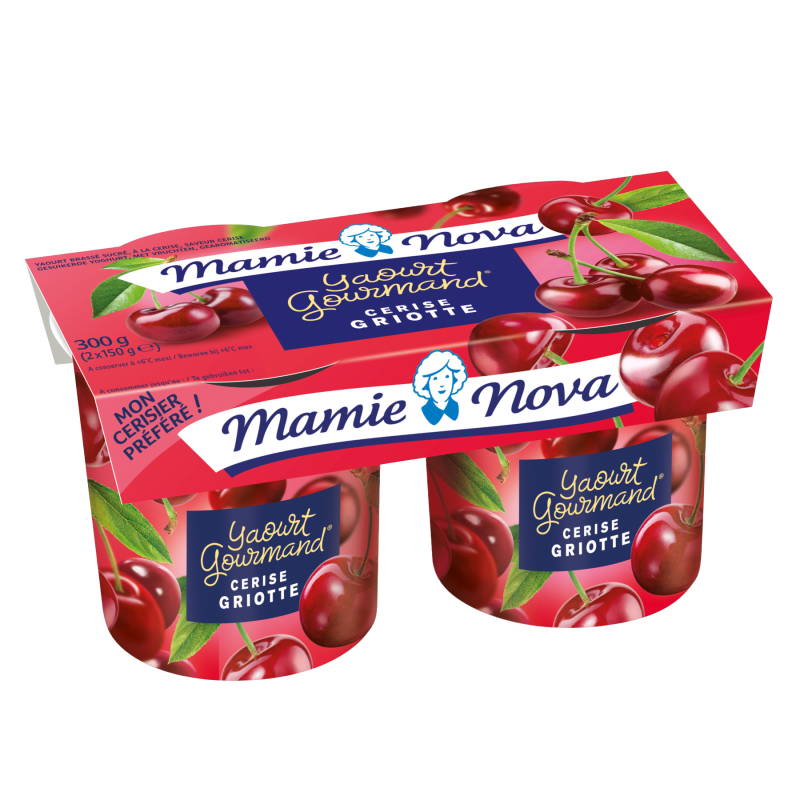 Yaourt Gourmand Cerise Griotte 2x150g
