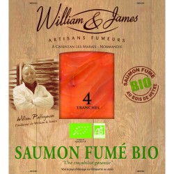 Bio Saumon fumé 4 tranches 100g