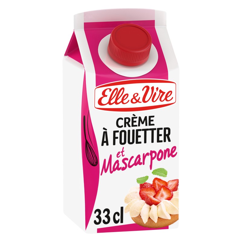 Crème à fouetter et mascarpone 33cl