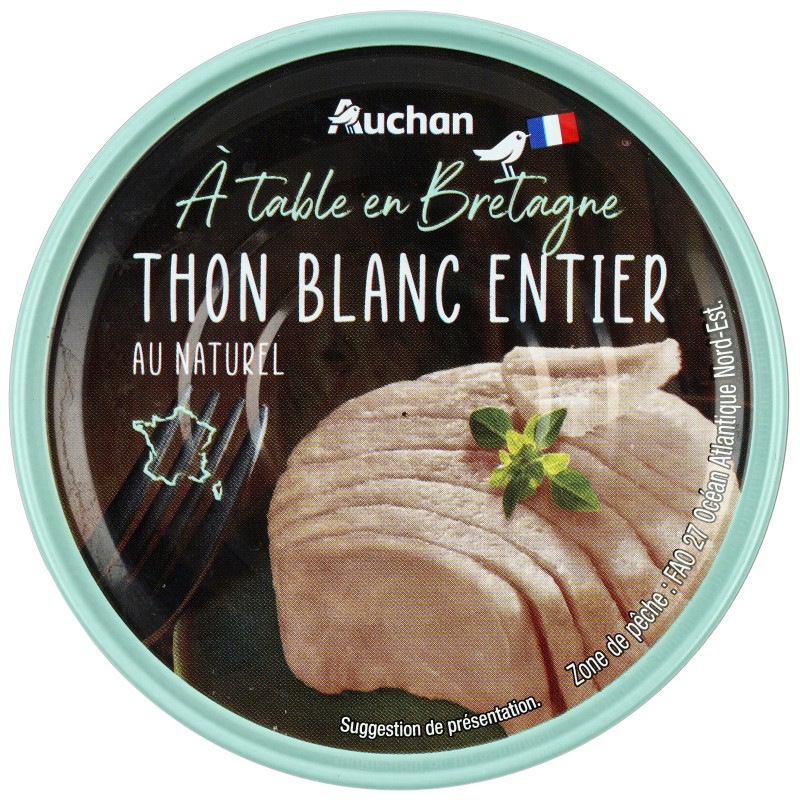 Thon Blanc en tranches au naturel 112g