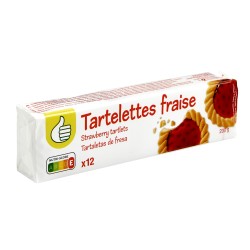 Tartelettes à la Fraise x12 200g