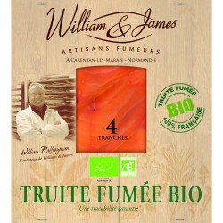 Bio Truite fumée 4 tranches 100g