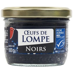 Oeufs de lompe noirs 100g