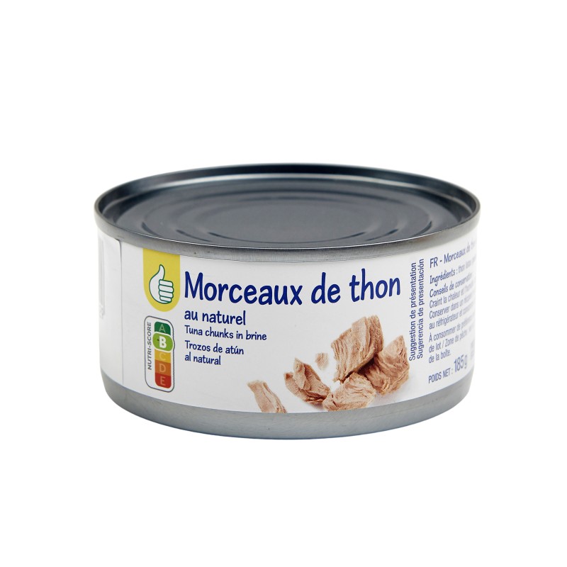 Morceaux de Thon au Naturel 185g