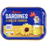 Sardines à l'Huile de Tournesol 135g