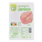 Jambon cuit 27 tranches 300g