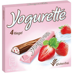 Barrette de chocolat yogurette x4 50g