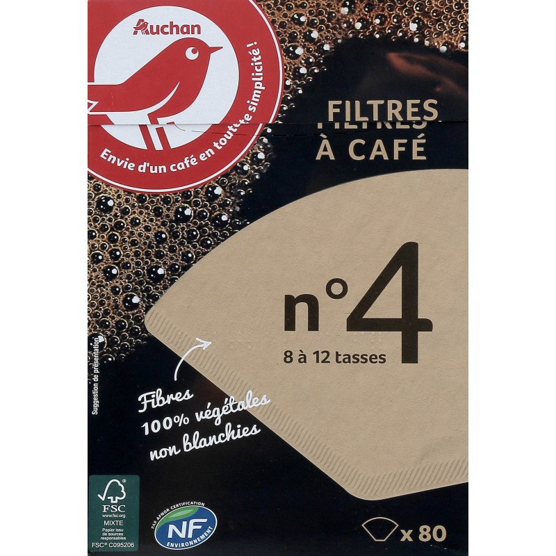 Filtres à Café n°4 x80