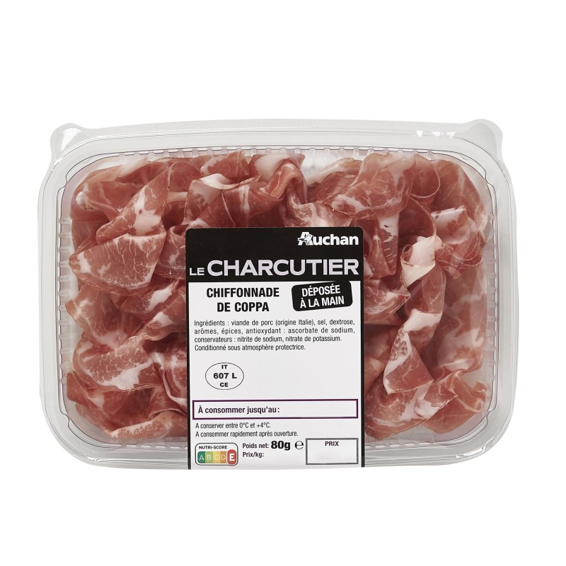 Chiffonnade de coppa 80g